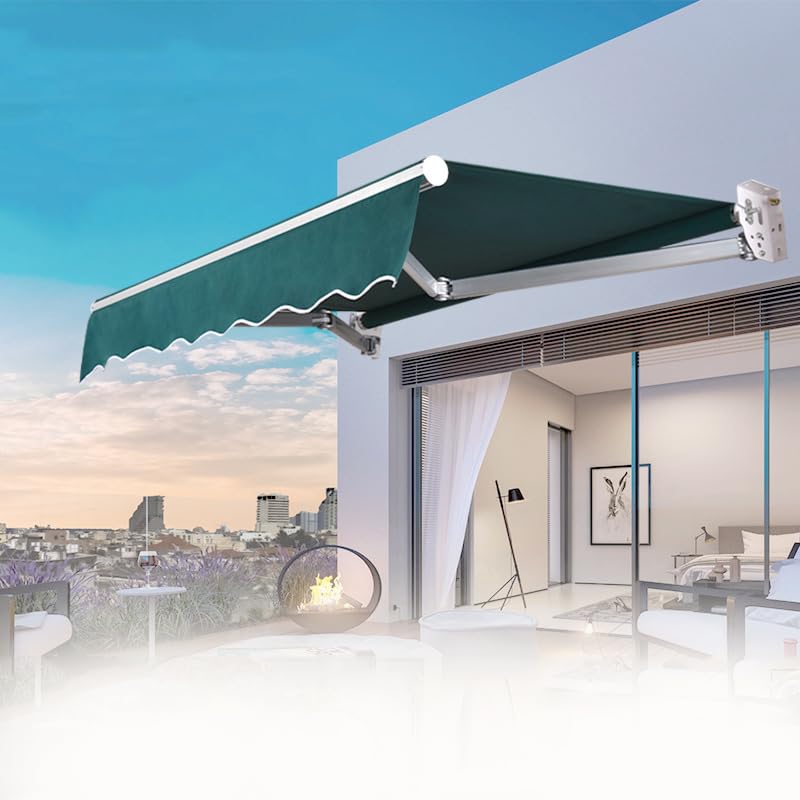 Wall-Mounted Retractable Awning